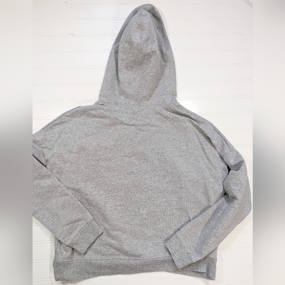 Madewell Gray Hoodie with Blue Detail - Picture 2 of 3